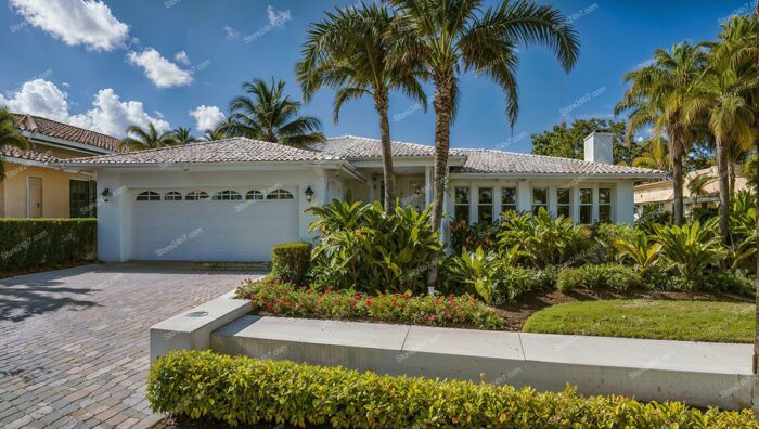 Sunny Coastal Home with Palms