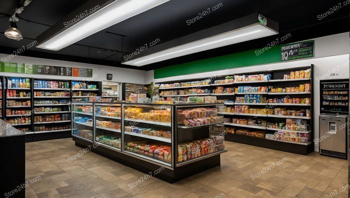 Modern Convenience Store Interior View