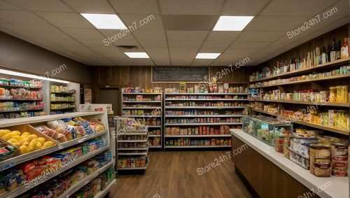 Small Grocery Store Interior Setup
