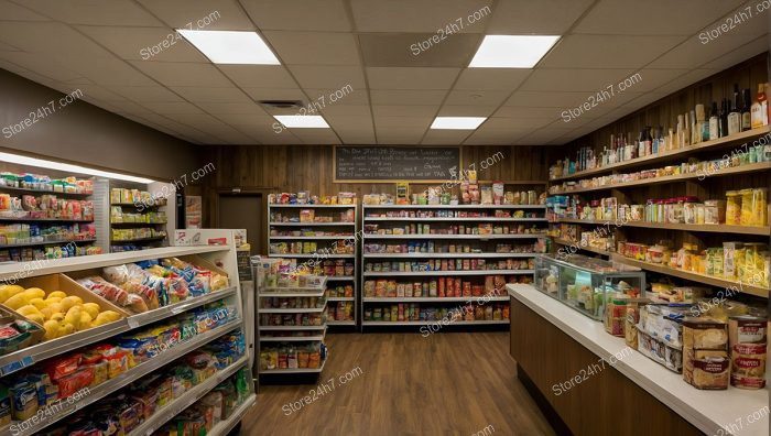 Small Grocery Store Interior Setup