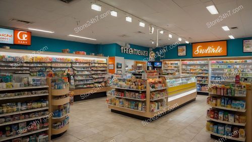 Bright Convenience Store Interior Design