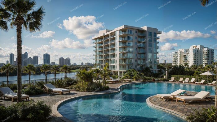 Tropical Condo Oasis with Skyline