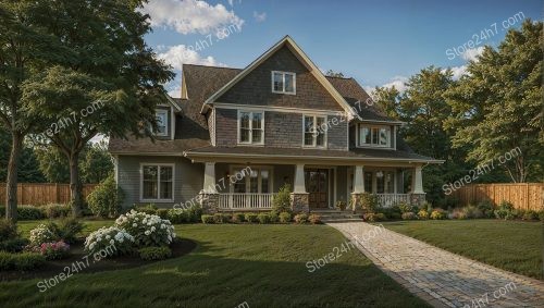 Inviting Traditional Home with Garden
