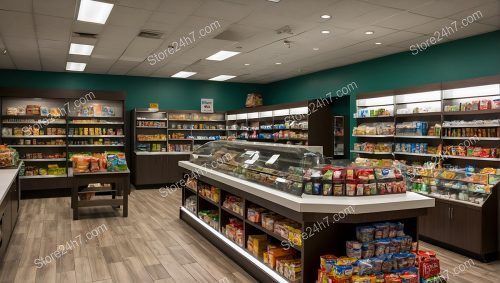 Well-Stocked Grocery Store Interior