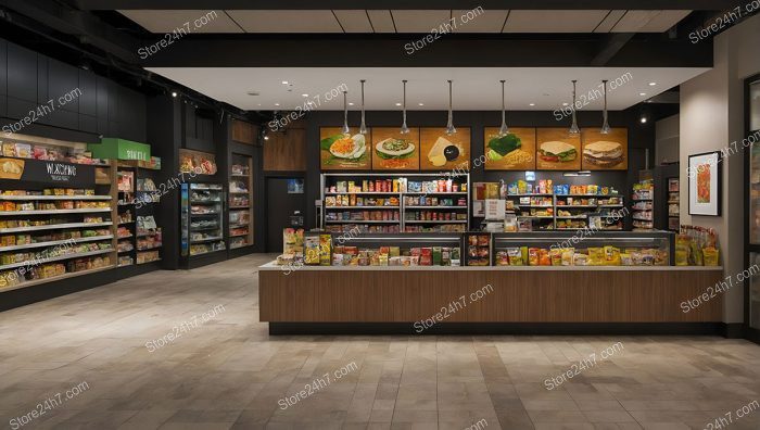Modern Convenience Store Interior