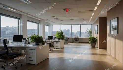 Elegant Corporate Office Panoramic View