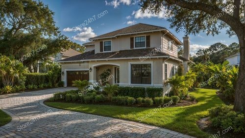 Elegant Florida Residence with Lush Tropical Landscaping