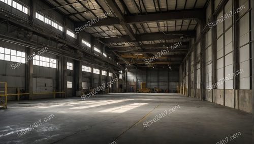 Spacious Industrial Warehouse with Crane