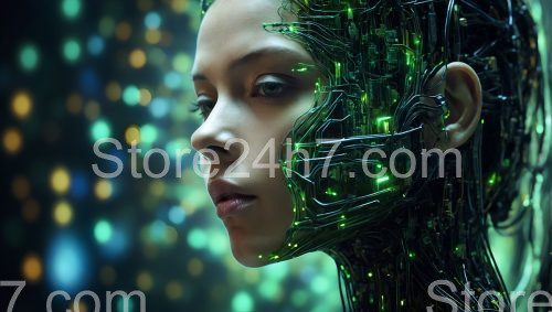 Ethereal Interface: Human Melded with AI