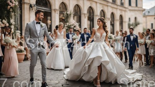 Elegant Couple's Fairytale Wedding March