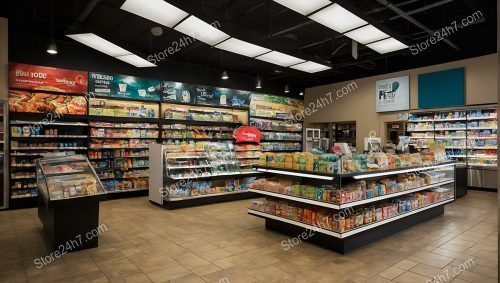 Contemporary Grocery Shop Interior