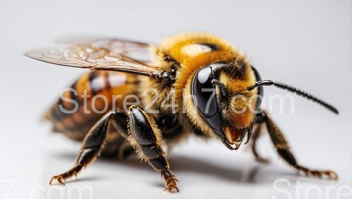 Close-Up of Artificially Generated Bee