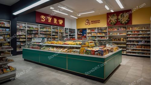 Vibrant Grocery Store Interior Design