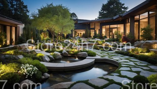 Tranquil Zen Garden Water Feature