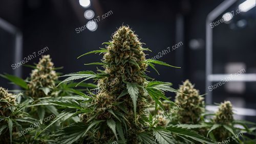 Premium Indoor Cannabis Bud Display