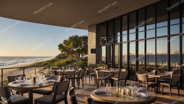 Beachfront Dining Serenity with Ocean Views