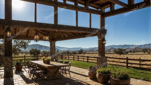 Mountain View Ranch Patio Serenity