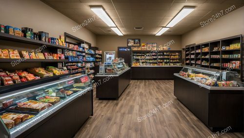 Compact Deli Grocery Store Interior