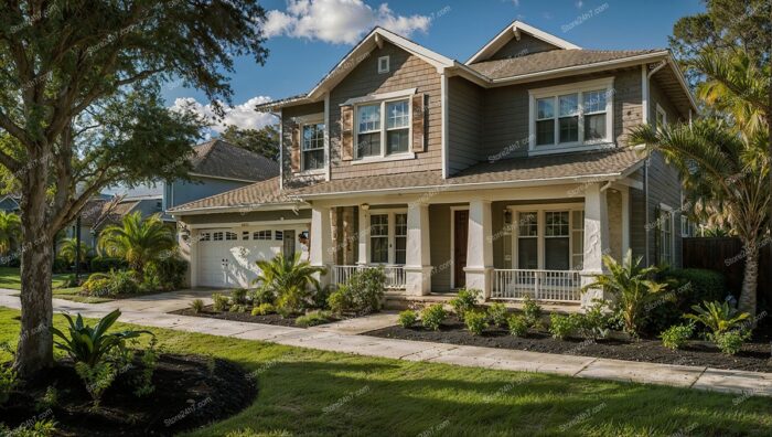 Charming Family Home Basks in Warm Florida Sunset