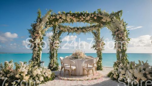 Beach Wedding Arch Elegance Ceremony