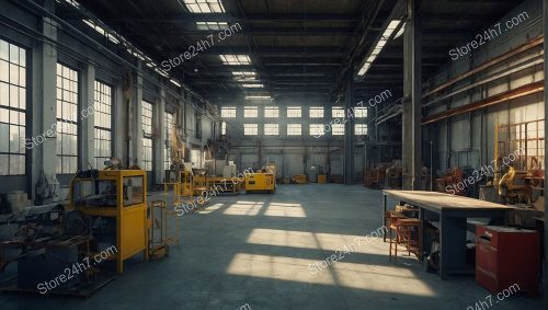 Industrial Manufacturing Space with Natural Lighting