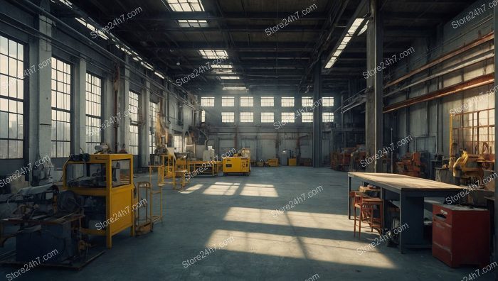 Industrial Manufacturing Space with Natural Lighting