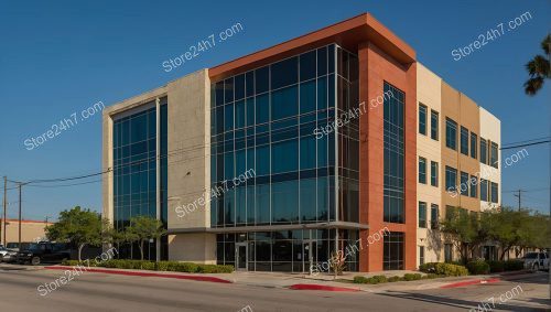 Modern Commercial Office Building Exterior