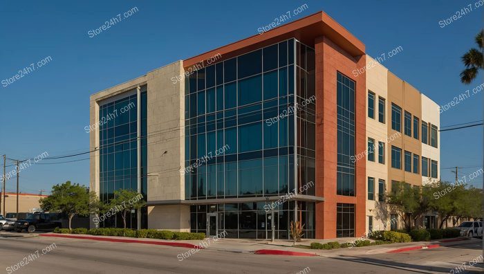 Modern Commercial Office Building Exterior