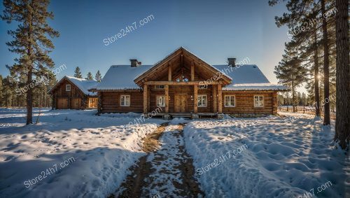 Winter Wonderland Ranch Sunset Retreat