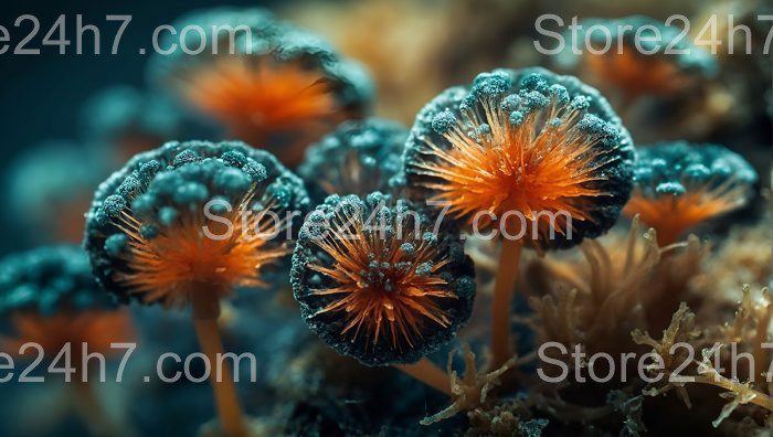 Mold Spores Macro Mystical Forest
