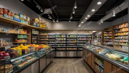 Streamlined Supermarket Shop Layout