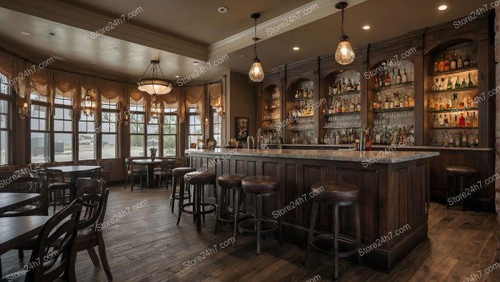 Cozy Small Bar Interior Design