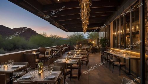 Desert Mountain View Intimate Restaurant