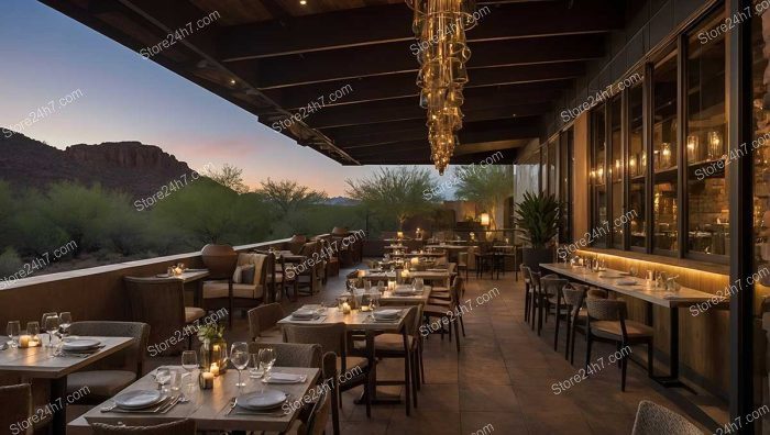 Desert Mountain View Intimate Restaurant