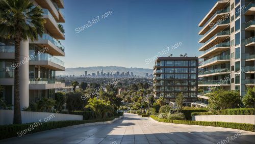 Los Angeles Luxury Condos Skyline View