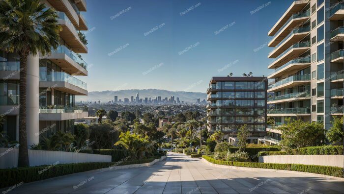 Los Angeles Luxury Condos Skyline View