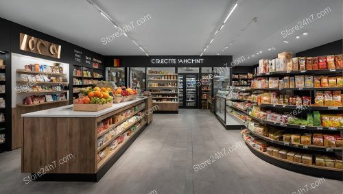 Sleek Modern Grocery Store Layout