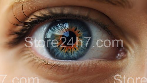 Vivid Close-up Human Eye