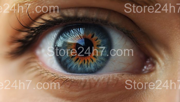 Vivid Close-up Human Eye