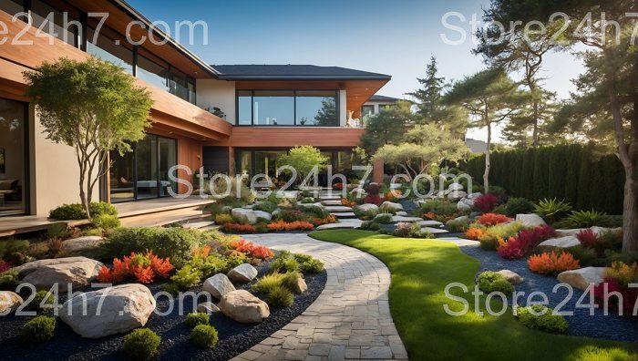 Harmonious Backyard Oasis Landscape Design
