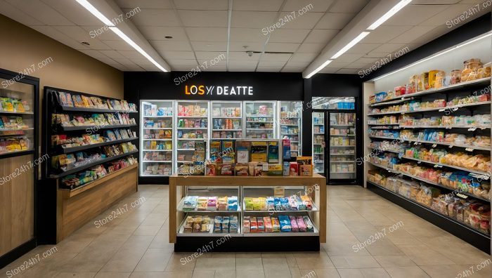 Streamlined Grocery Store Interior Showcase