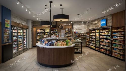 Modern Gourmet Market Shop Interior