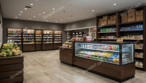 Elegant Boutique Grocery Store Interior
