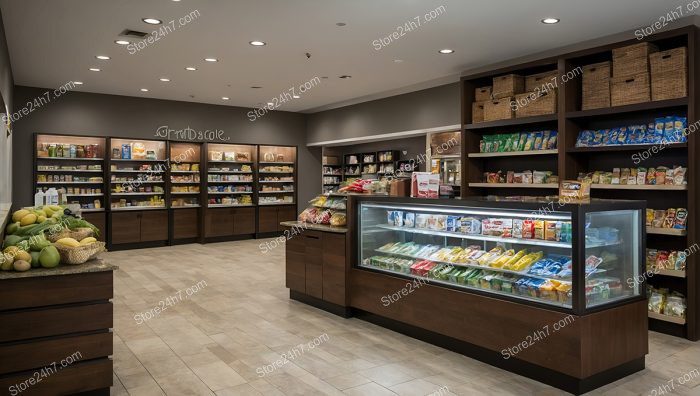 Elegant Boutique Grocery Store Interior