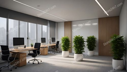 Modern Office Space Natural Light