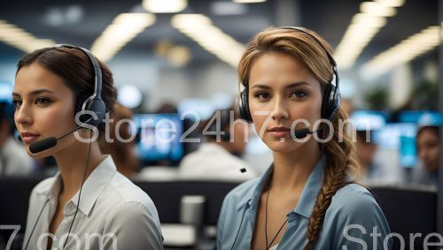 Confident Tech-Savvy Female Operators