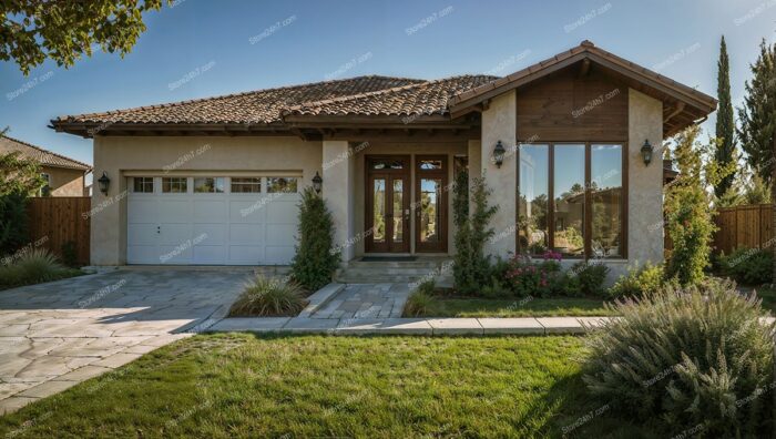 Modern Single-Family Home with Garden