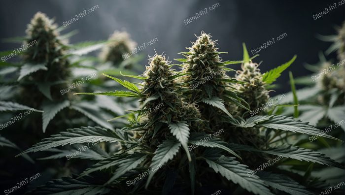 Vivid Cannabis Buds High Resolution