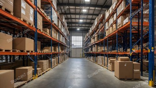 Spacious Warehouse Storage Facility Interior