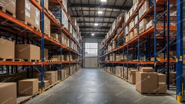 Spacious Warehouse Storage Facility Interior